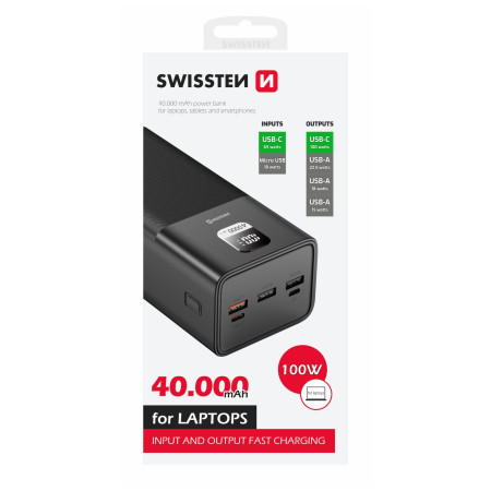 Powerbank Swissten Power Line 40000 mAh 100W