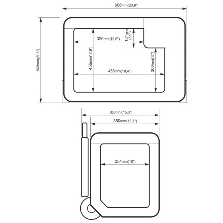 Ladă frigorifică cu compresor Yolco BCX50