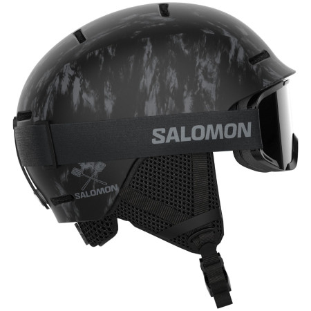 Cască de schi copii Salomon Player Combo negru Black Tie&dye