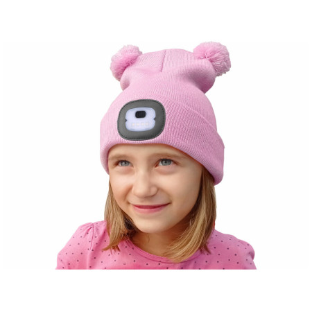 Căciulă cu lanternă frontală Extol Kids