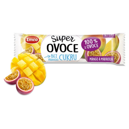 Baton Emco Super mango / fructul pasiunii 30g