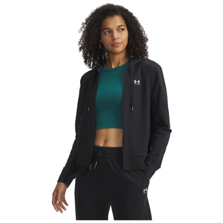 Hanorac femei Under Armour Sport Terry FZ negru