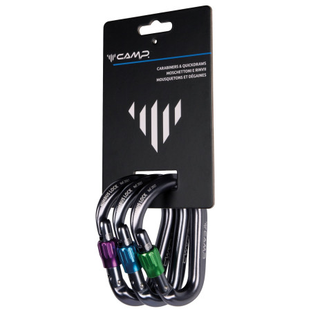 Set carabiniere Camp Nimbus Lock 3 Pack gri