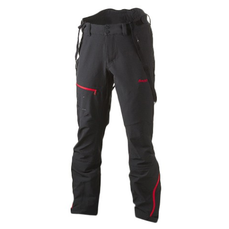 Pantaloni bărbați Bergans Osatind Pants negru/roșu Black/Br Red