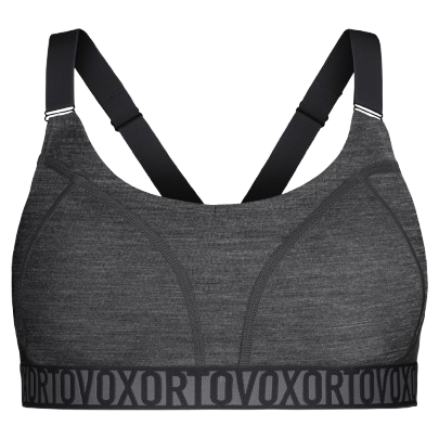Bustieră Ortovox 150 Essential Sports Top negru Black Raven Blend