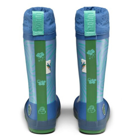 Cizme de cauciuc copii Affenzahn Rainboot Vegan Puddly Bird of Paradise
