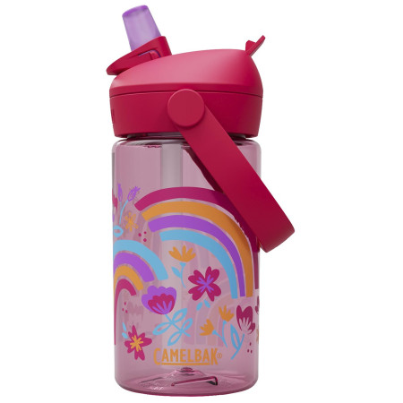 Sticlă Camelbak Thrive Flip Straw Kids 0,4l roz Rainbow Floral