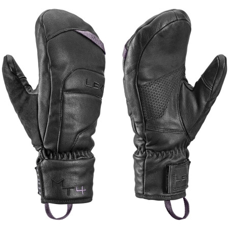 Mănuși de schi femei Leki Montera Prime Women Mitt negru black-blackberry gray
