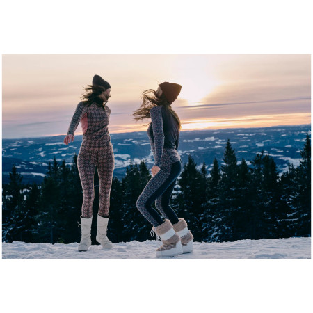 Tricou funcțional femei Kari Traa Rose Light Baselayer Half Zip