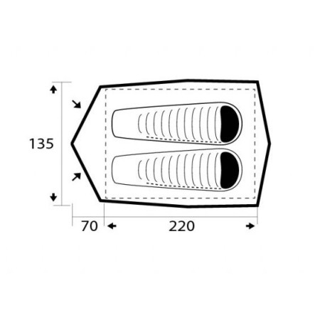 Cort turistic Trimm Duo