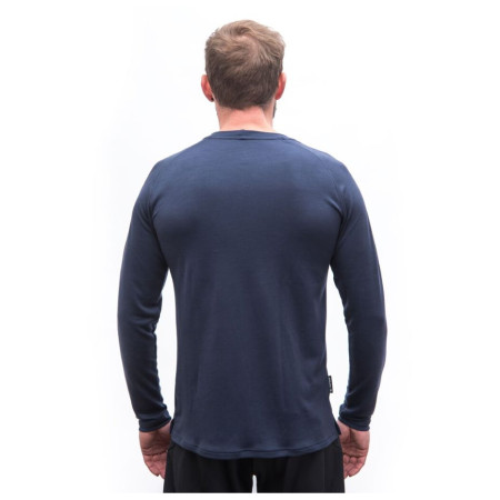 Tricou funcțional bărbați Sensor Merino Blend Typo deep blue