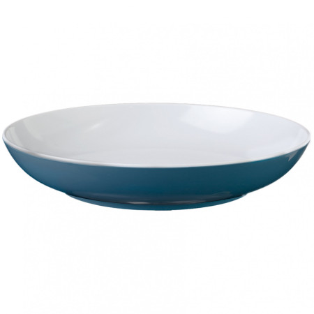 Farfurie Brunner Aquarius Deep plate alb/albastru