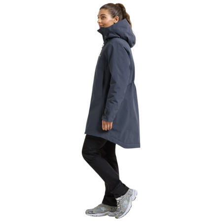 Geacă softshell pentru femei Didriksons Eris Wns Parka turcoaz Sleepy Blue