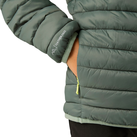 Geacă de iarnă copii Regatta Junior Hooded Marizion Dark Forrest Green