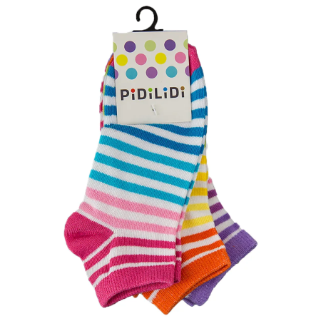 Șosete scurte pentru copii Pidilidi 3pack PD0130-01
