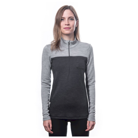 Tricou funcțional femei Sensor Merino Bold dl. rukáv zip