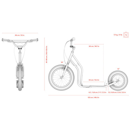 Trotinetă Yedoo Wzoom