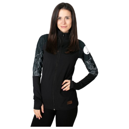 Hanorac femei Drexiss Move Diamond Beach Black negru
