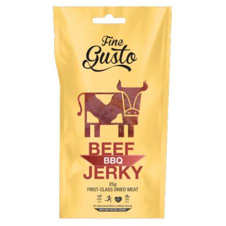 Carne uscată Fine Gusto Hovězí Jerky BBQ 25g
