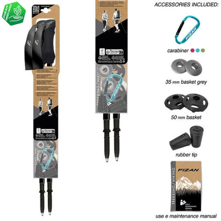 Bețe de trekking Fizan Compact MS