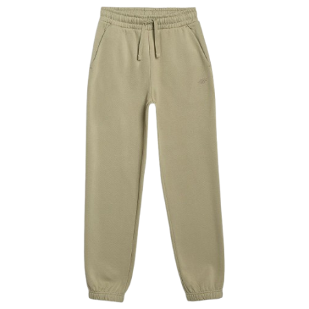 Pantaloni jogging copii 4F Trousers Cas M1245 verde deschis LIGHT GREEN