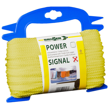 Coardă pentru cort Brunner Signal 3mm x20m galben