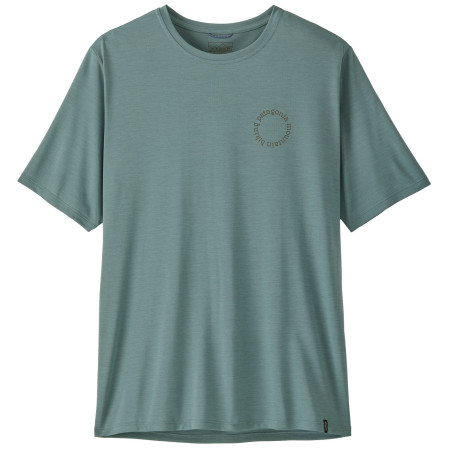Tricou bărbați Patagonia Men's Capilene Cool Daily Shirt - Spoke Stencil albastru Blue Sage - Light Blue Sage X-Dye