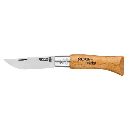 Briceag Opinel N°03 Carbon naturală