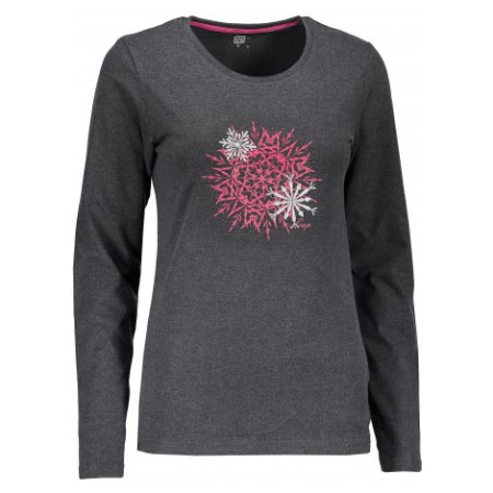 Tricou femei Loap Babla negru tap shoe melange