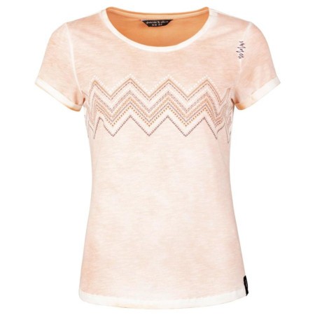 Tricou femei Chillaz Ötztal Zigzag Ornament de coral