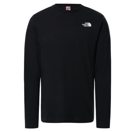 Tricou bărbați The North Face Red Box Tee Long Sleeve negru/verde