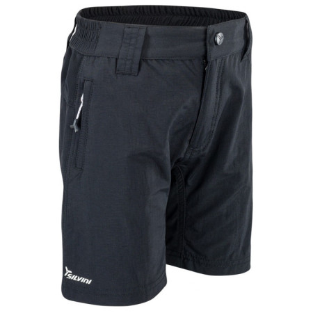 Pantaloni scurți copii Silvini Arvo negru