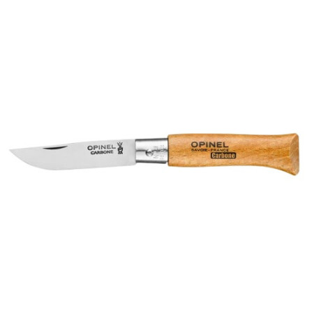 Briceag Opinel N°04 Carbon naturală