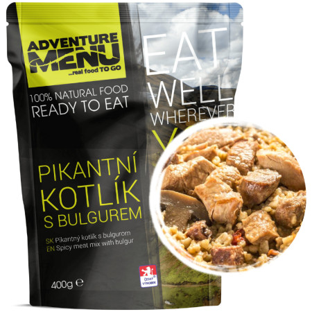Fel principal Adventure Menu Mâncare picantă la ceaun cu bulgur 400 g