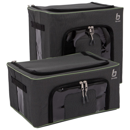 Cutie de depozitare Bo-Camp Storage box set foldable M+L negru