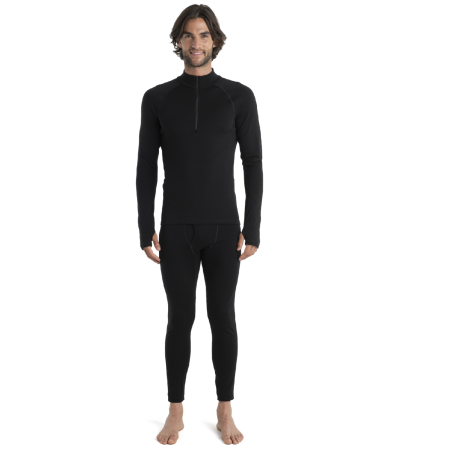 Tricou funcțional bărbați Icebreaker M 300 MerinoFine Polar LS Half Zip