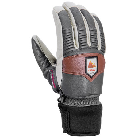 Mănuși de schi Leki Patrol 3D 2.0 gri/alb/negru graphite-off white-maroon