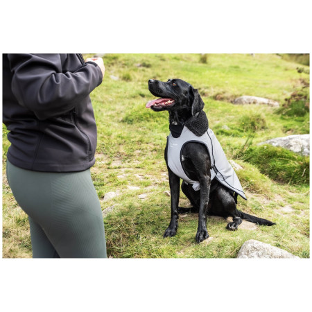 Pelerină de ploaie pentru câini Mountain Paws Reflective Fleece-Lined Dog Raincoat