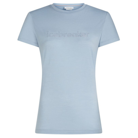 Tricou funcțional femei Icebreaker Women M 150 Tech Lite SS Tee IBStitchlin albastru deschis Zinc Blue