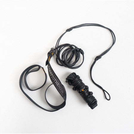 Coardă hamac Ticket To The Monn Lightest Straps negru