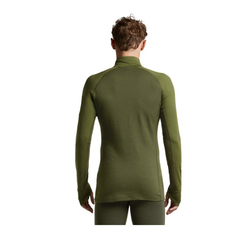 Tricou funcțional bărbați Icebreaker Men Mer 200 ZoneKnit LS Half Zip