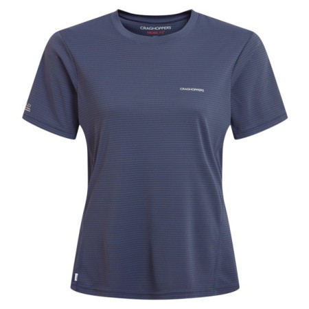 Tricou funcțional femei Craghoppers NosiLIfe SolarShield+ SS T-Shirt gri închis Anthracite