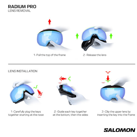 Ochelari de schi Salomon Radium Pro S Sigma + 1 Lens