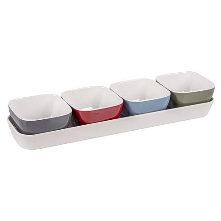 Set de boluri Bo-Camp Snackset 4 100% Malamine multicolor