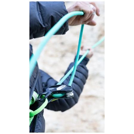 Frână de siguranță Edelrid Pinch (violet-oasis)