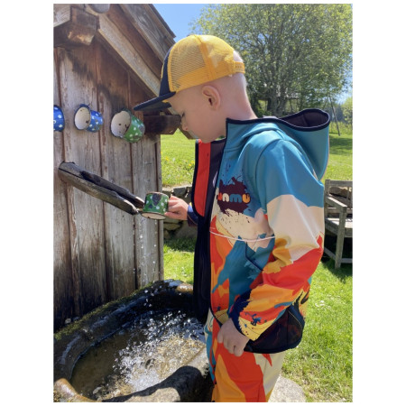 Geacă softshell copii WAMU Mountain Bike