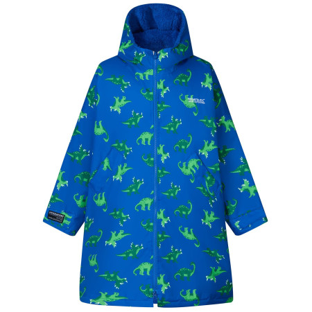 Geacă impermeabilă pentru copii Regatta Junior Changing Robe Olymp Blue Dino albastru Olymp Blue Dino