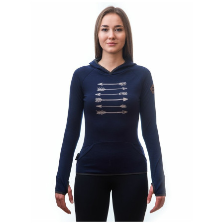Hanorac femei Sensor Merino Upper Arrows