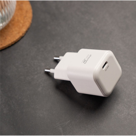 Adaptor Swissten GaN 1X USB-C 35W + cablu de date USB-C 1,2 m