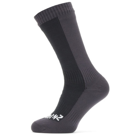 Șosete impermeabile SealSkinz Starston negru/gri